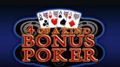 logo 4 of a kind bonus poker