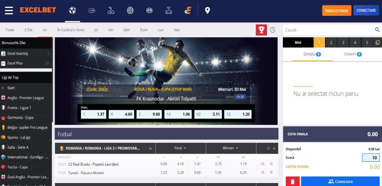 excelbet pariuri sportive