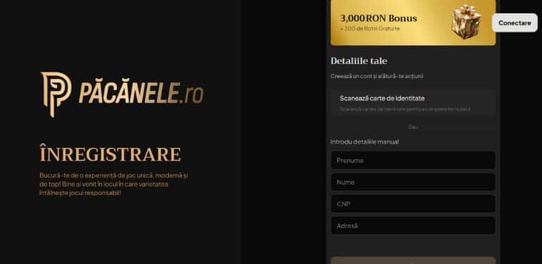 pacanele.ro casino cont nou
