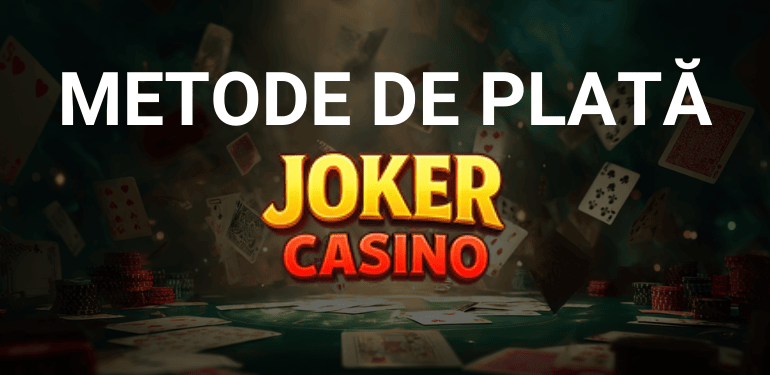metode de plata joker casino